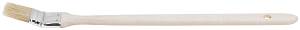 Кисть радиаторная, натур. светлая щетина, деревянная ручка 1,5&quot; (38 мм) КУРС