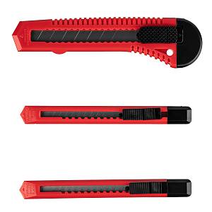 Набор ножей, выдвижные лезвия, 9-9-18 мм, 3 шт. Matrix