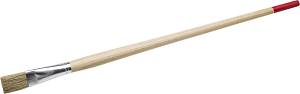 STAYER UNIVERSAL, 20 мм, светлая натуральная щетина, деревянная ручка, все виды ЛКМ, плоская тонкая кисть (0124-18)