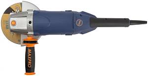 MAX-PRO Шлифмашина угловая 2000 Вт; 8500об/мин; быстрозажимной кожух 180мм; антивибрационная ручка; дополнительные щетки; плавный пуск; резиновый кабе