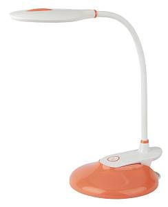 Настольный светильник ЭРА NLED-459-9W-OR светодиодный на прищепке со съемной вставкой-основанием оранжевый