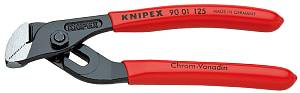 Мини-клещи переставные с гребенчатым шарниром, зев 17 мм, длина 125 мм, фосфатированные, обливные ручки KNIPEX
