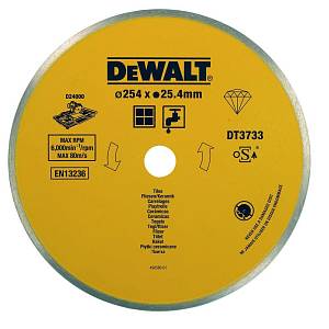 Диск алмазный по плитке DEWALT DT3733, (254 x 25.4 мм)