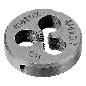 Плашка М4 х 0.7 мм, Р6М5 Matrix